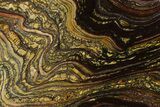 Polished Tiger Iron Stromatolite Slab - Billion Years #351906-1
